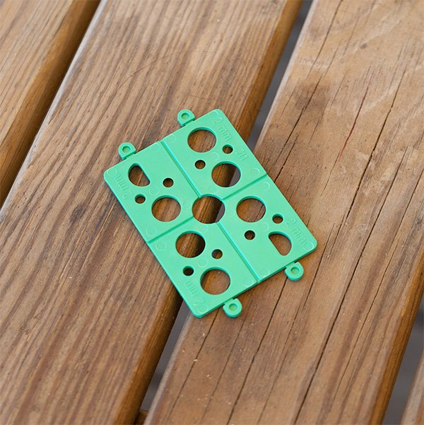 cales plastiques sécables 80x60x2mm (x40)