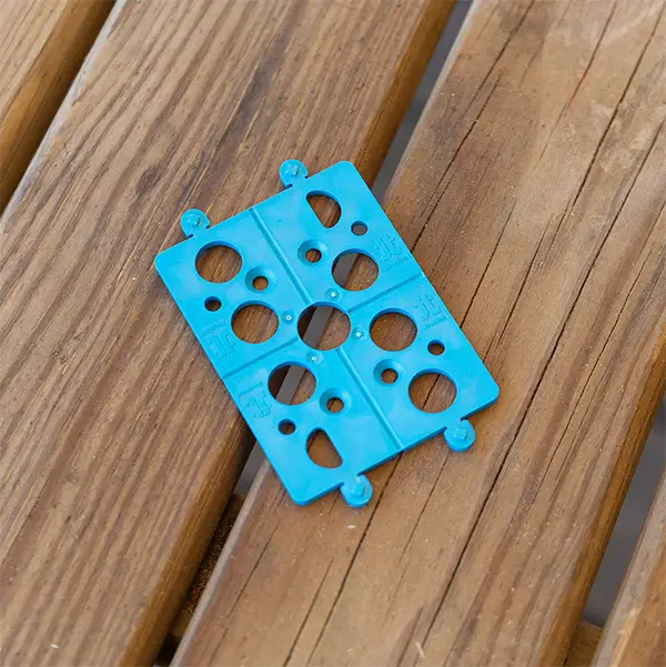 cales plastiques sécables 80x60x3mm (x40)